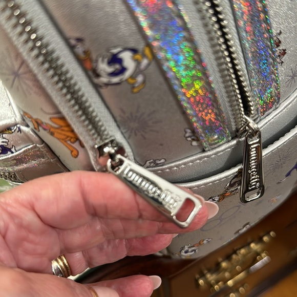 Loungefly Mickey Mouse and Friends Disney 100 Mini Backpack NWOT - Picture 6 of 7